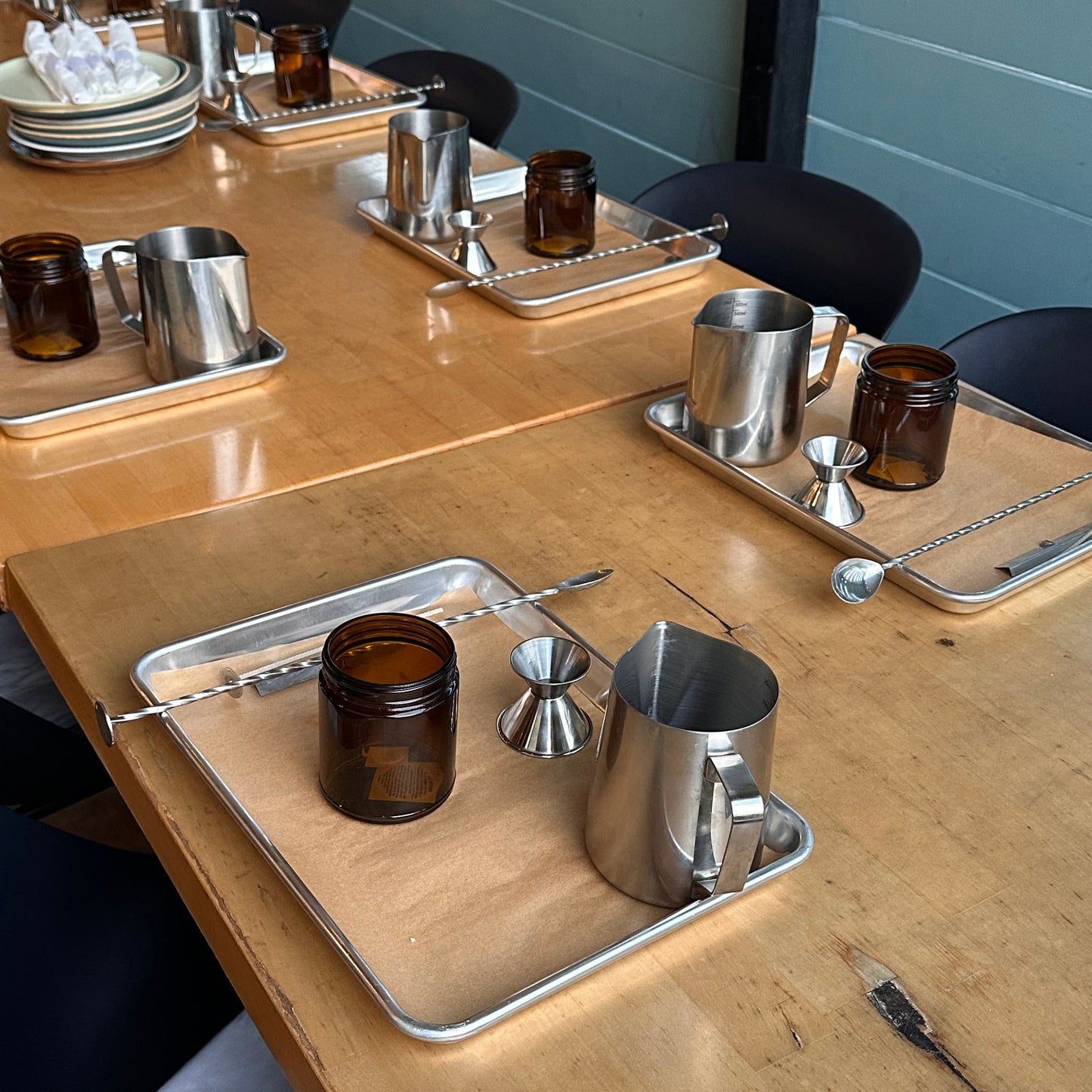 candle making class setup