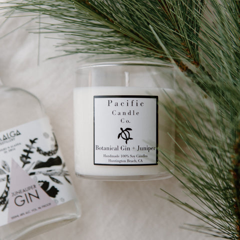 Botanical Gin + Juniper - Soy Candle
